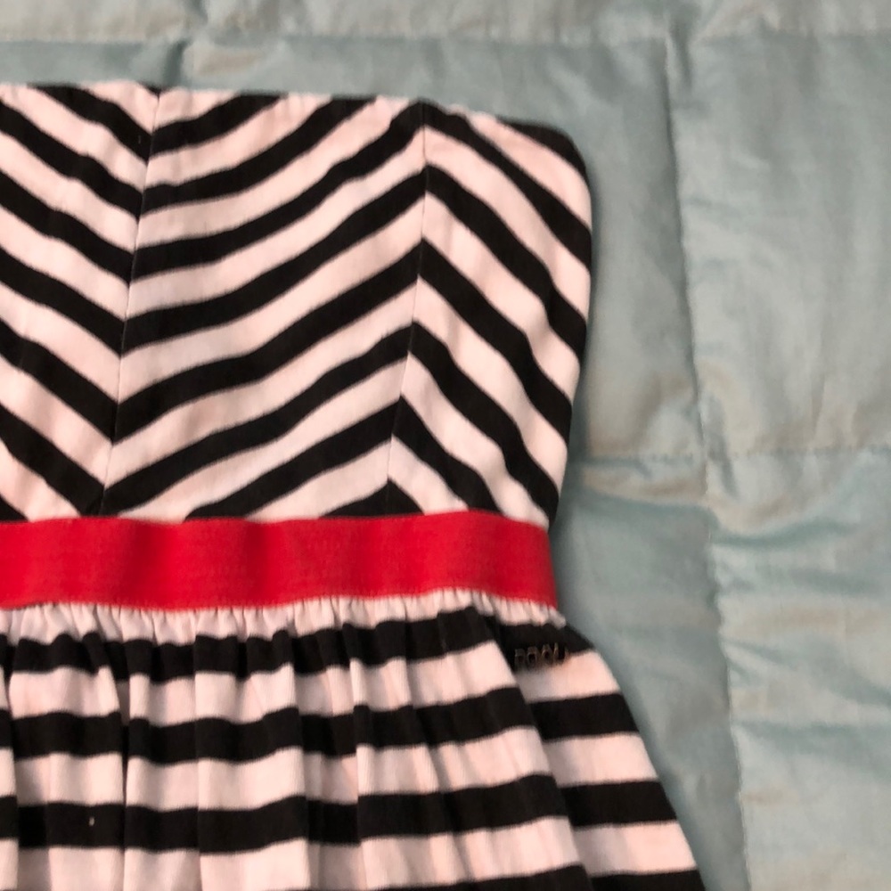 Strapless Striped Dress - Roxy - Picture 2 of 4